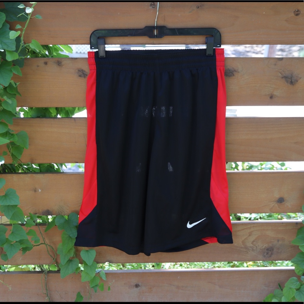 NWOT Nike Black & Red Basketball Shorts